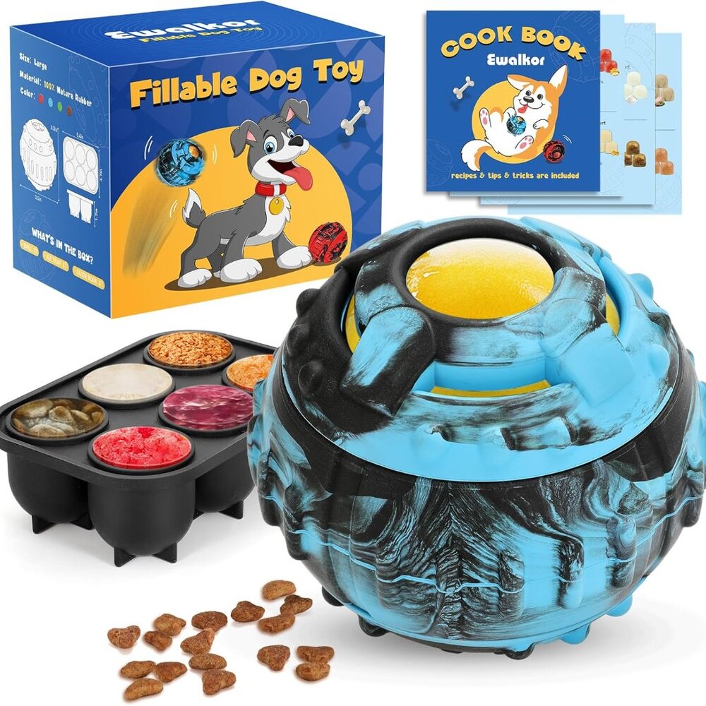 Innovative Dog Chew Toys: Treat Dispensing & Freezable for Mental Stimulation
